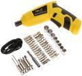 Imported Rechargeable Cordless Electric Screwdriver Set Repair Tool Kit with Battery Indication TNI-U TU-131A 46 in 1 4V Hot selling High Quality Power Drills Li-ion battery drilling Machine Cordless Screwdriver tools set Impact. 