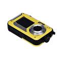 Double Screen Waterproof Camera 24MP 16x Digital Zoom Dive Camera. 