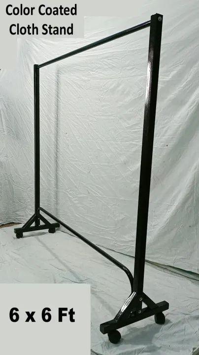 6%20Ft%20Cloth%20Hanging%20Trolley%20Stand%20with%20Wheels%20-%20Image%202
