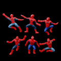 6pcs/set Mini Spider-Man Figure The Avengers mavel Spiderman Spider Man PVC Action Figure Toys Children Gifts. 