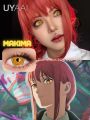【HOT】 UYAAI 1Pair Colored Contacts Lenses Hutao Cosplay Lens Chainsawman Contact Pupils Anime Cosmestic Contact Lenses Free Shipping. 