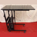 Wooden Adjustable Laptop Table For Sofa, Bed ,Study Table and dining  , Office table With Wheels Multi Functional. 