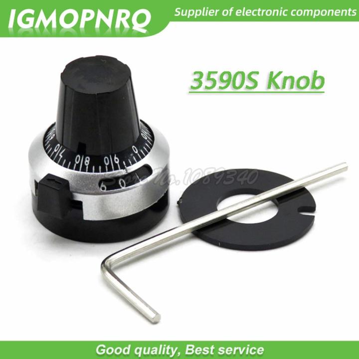 1PCS 3590S 6.35 mm 4mm precision scale knob potentiometer knob IGMOPNRQ