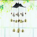 Excellent Quality -Wind Twin Metal Aluminum Wind Chimes Doors And Windows Hanging Home Feng Shui Ornaments Crafts Bell Creative Gift. 