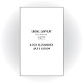 Layflat Notebook Legal - 400 PAGES - Glossy Lamination - PAPERWORK. 
