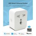 Graffiti WiFi + Bluetooth Timing American Standard Pin Multi Function Conversion Smart Socket 10A 16A Switch Plug Intelligent Schedule. 