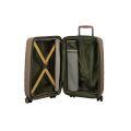 JUMP CROSSLINE Polypropylene (PP) 20-Inch Hardside Expandable Suitcase Luggage Trolley Small (Cabin), TSA Lock, 4 Wheels. 