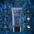 Men Face Body UV Isolation Refreshing Sunscreen Cream Moisturizing Sunblock SPF35 40g. 