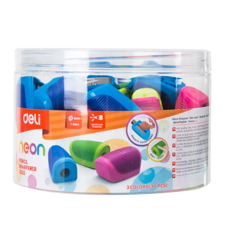 Deli%20-%20E0520-School%20Pencil%20Sharpener(36/Box)%20-%20Image%204