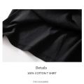 Black T Shirts for Men Plain Jersey Cotton Short Sleeves Tee Shirts for Daily Use Round Neck Shirt Casual Use. 