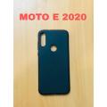 Motorola Moto E 2020 Case Soft TPU Slim Smooth Flexible Protective Phone Cover Moto E 2020 - Black Matte. 