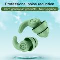 1/2pair Anti Noise Sleeping Ear Plugs Portable Silicone Soft Noise Reduction Swimming Earplugs Waterproof Seaside Pool Ear Plugs. 