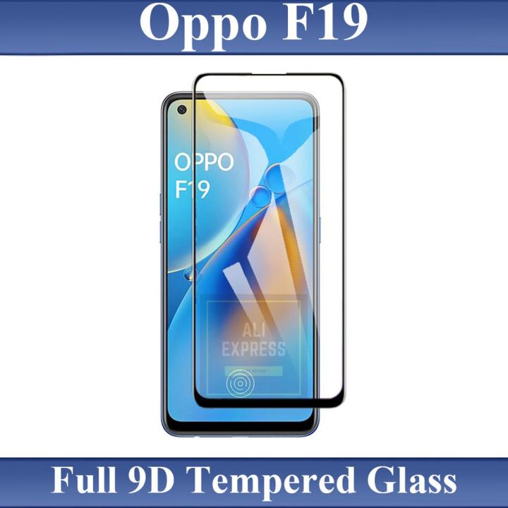 Oppo F19 Glass Protector 9D|5D|6D|10D|11D|21D Black Tempered Glass Screen Protector Full Glue Edge To Edge For Oppo F19