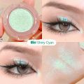 6 Colors Fine Glitter Eyeshadow Diamond Eye Shadow Palette Silvery Pink Purple Golden Cyan Brown Gorgeous Shimmer Glossy Shiny Highlighter Women Girls Eyes Makeup. 