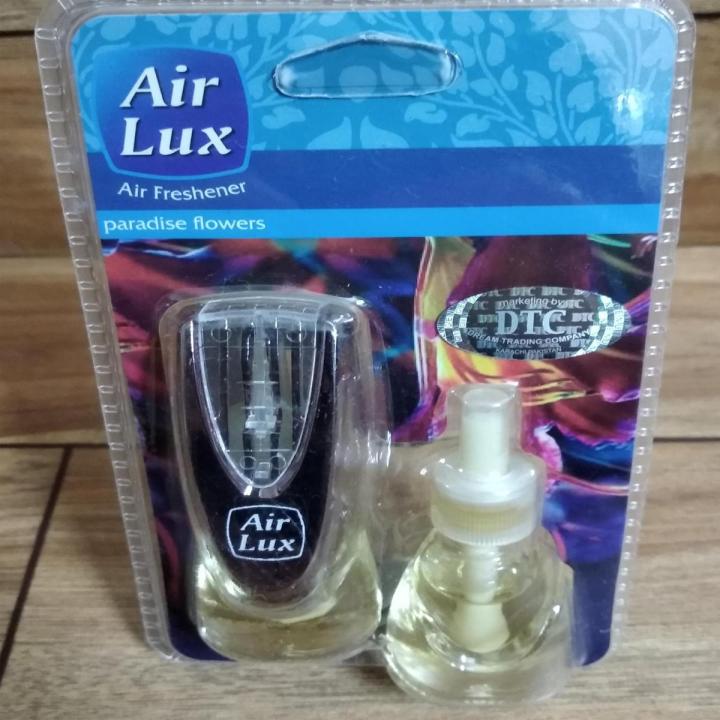Airlux Air Freshener Paradise Flower 10ml + 10ml / Car Air Freshener / Imported / Original Turkey Fragrance / Airlux 10 ml x 2 Car Refreshener - Paradise Flower Art # AFCD 03 (1 Pcs)