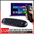 SpeedX C120 Air Mouse Remote for Smart TV (Built In Keyboard) Smart Air Fly Mouse for Android TV Box / PC / Presentation. 