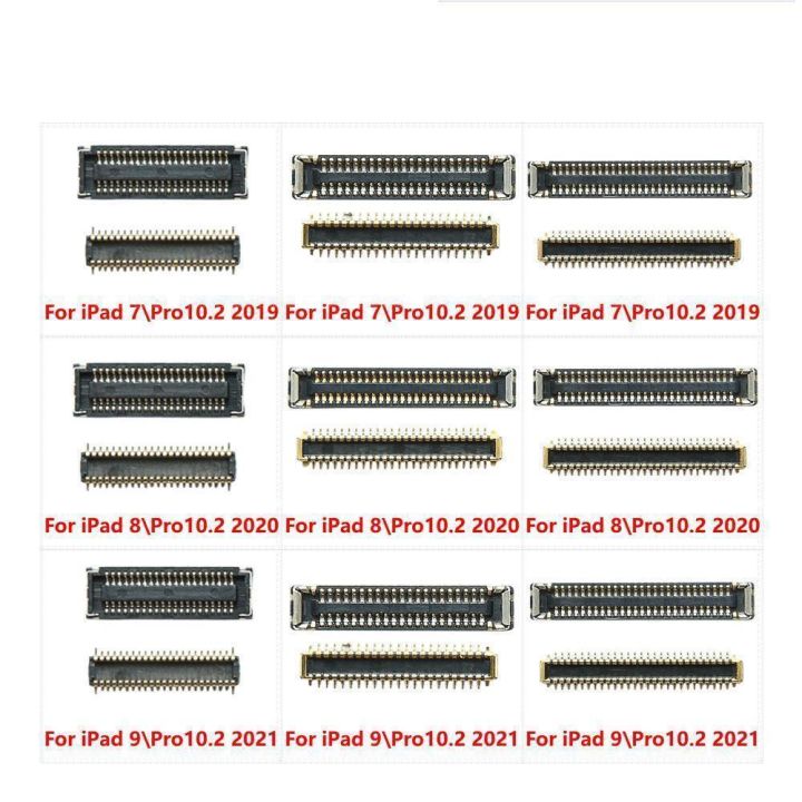 Touch Screen LCD Display FPC Connector For iPa 7 8 9 Pro 10.2 2019 2020 2021 Board Connector On Motherboard Board Flex Cable Parts