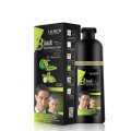 Lichen Professional Black Hair Color Shampoo No-Stain Hair Dye Shampoo for Men & Women - 200ML - (Black). 