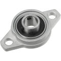 NANLIY- 4Pcs KFL001 12mm Zinc Alloy Self Aligning Pillow Block Flange Bearing Rhombic Bearing Housing. 