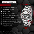 PAGANI Design New Casual Quartz Watch VK63 Movement Stainless Steel Water Resistant 100m Chronograph Men's. 
