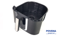 NEW Povena 6.5L oil-free fryer PVN-6518 - 1800W - Black. 