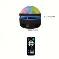 New Q06 Led Aurora Light Projector Northern Light Projection Galaxy Lamp, Remote Control Decoration Lamp , Multiple Light Modes, Dreamy Indoor Arura Sky Starry Projector Lamp Rotating Atmosphere Stage Moon Night Light, Gift For Birthdays Various Festivals. 