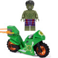 Super Heroes - Marvel Avengers Hulk Building block with Motor Bike. 
