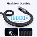 UGREEN Uno 100W Type C Fast Charging Cable E-Marker for iPhone 16 15 Series Samsung S25 S24 Ultra iPad Pro Macbook Switch. 