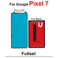 1Pcs For Google Pixel 7 Pro 7A 7Pro Rear Back Sticker And LCD Screen Display Adhesive Front Tape Glue. 