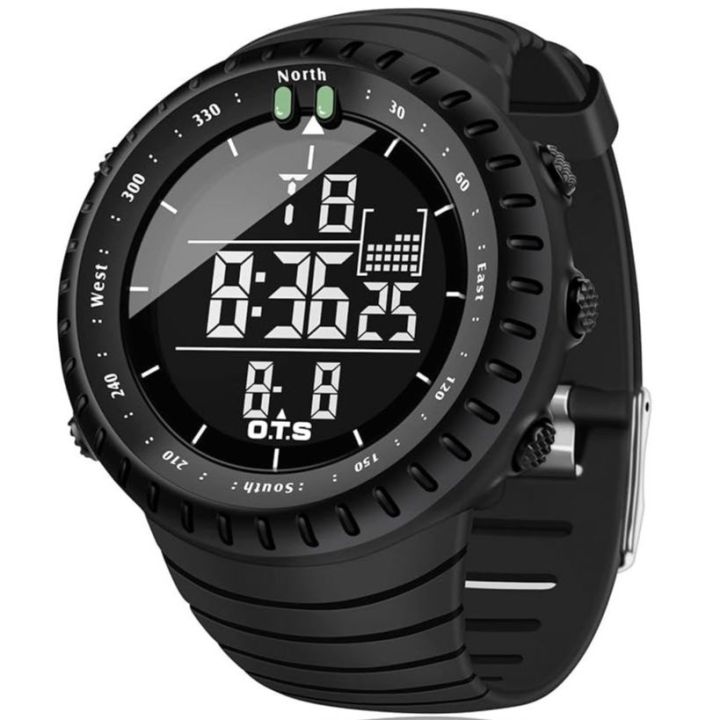 Military Men's Digital Sports Watch For Men Boys Waterproof with LED ...