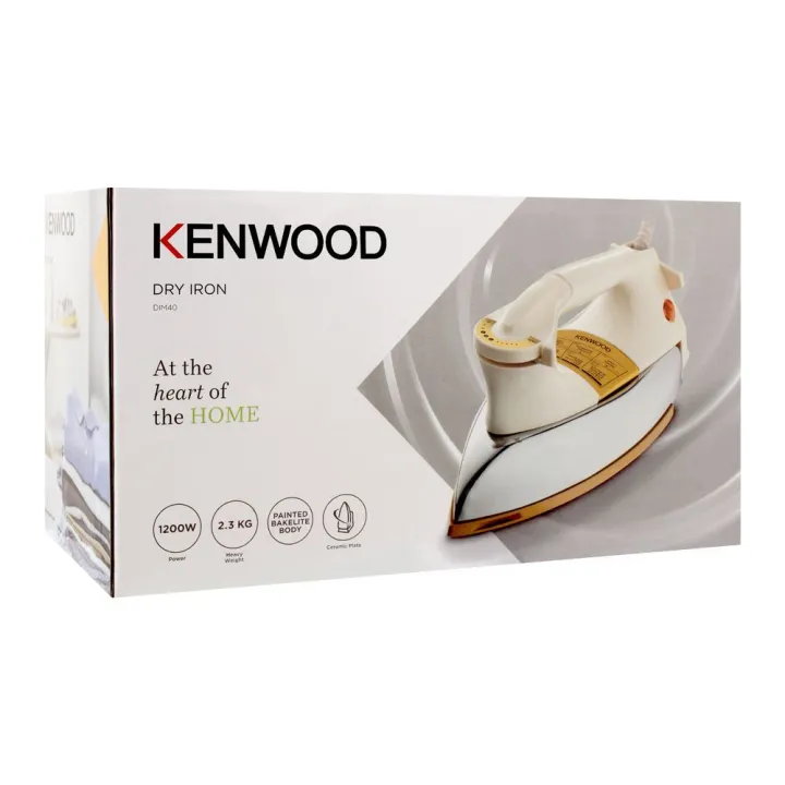Kenwood De-Luxe Automatic Dry Iron NI-22AWTXJ 220V-1000W 6.0LBS Non-Stick Coating