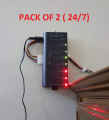 24/7 Digital Water Level Monitoring Pack – 2 Water Level Meters with Buzzer & Aluminum Contact Sensors. 