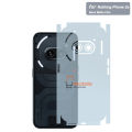 Nothing Phone 2a Back Protector Matte 360 Complete full sides Skin Vinyl Film Sheet Sticker Wrap Paper Sheet Lamination For noting phone2a - Semi Transparent. 