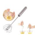 Semi Autometic Egg beater stainless steel - mini madani pusher - manual hand pusher. 