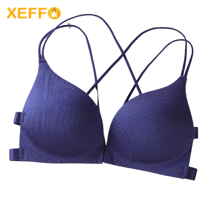 Xeffo%20Fashion%20Women%20Front%20Closure%20Sexy%20strips%20Back%20Wire%20Free%20free%20size%20adjustable%20Bra%20for%20women%20-%20Image%202