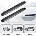 Car Bumper Protector Rubber Strips, Carbon Fibre Front and Rear Side Bumper Guard Cover for SUV MPV Pickup Truck, 2 Pcs. 