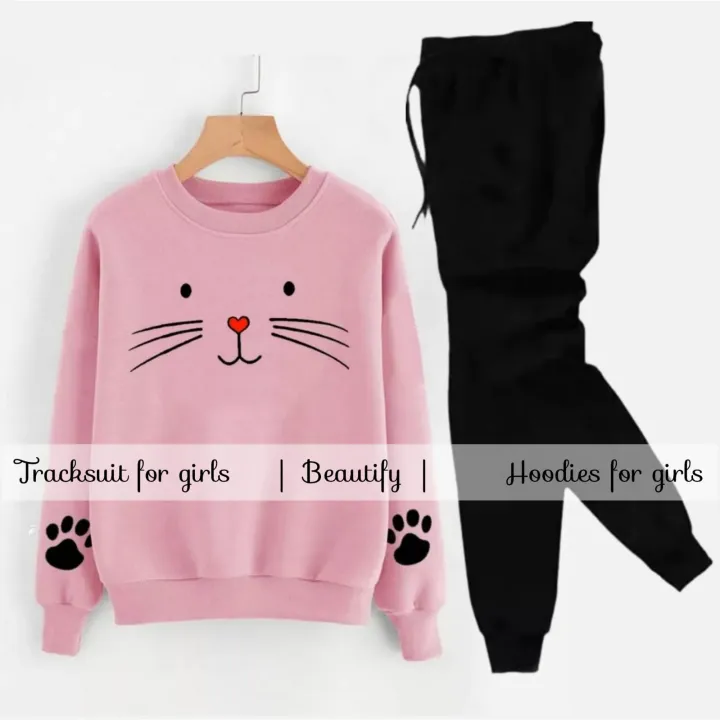 Pink%20Cat%20Printed%20Tracksuit%20For%20Girls%20&%20Womens%20-%20Soft%20&%20Comfortable%20Fleece%20Fabric%20Sweatshirt%20For%20Girls%20Hoodies%20&%20Trouser%20For%20Girls%20Printed%20Tracksuit%20-%20Image%204