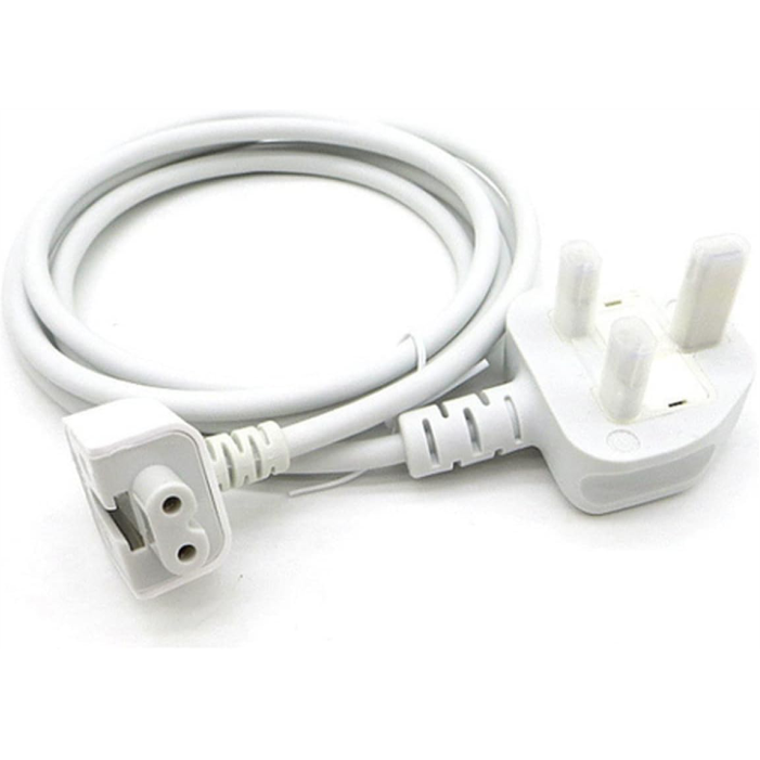 Power Adapter Extension Cable 1.8m, Cord (UK Plug) for Apple MacBook, Macbook Air 11" Pro 13, 15, 17, MagSafe1, Magsafe2, iPhone, iPad, iPod – Premium Quality - Compatible with 45W, 60W, 85W Chargers