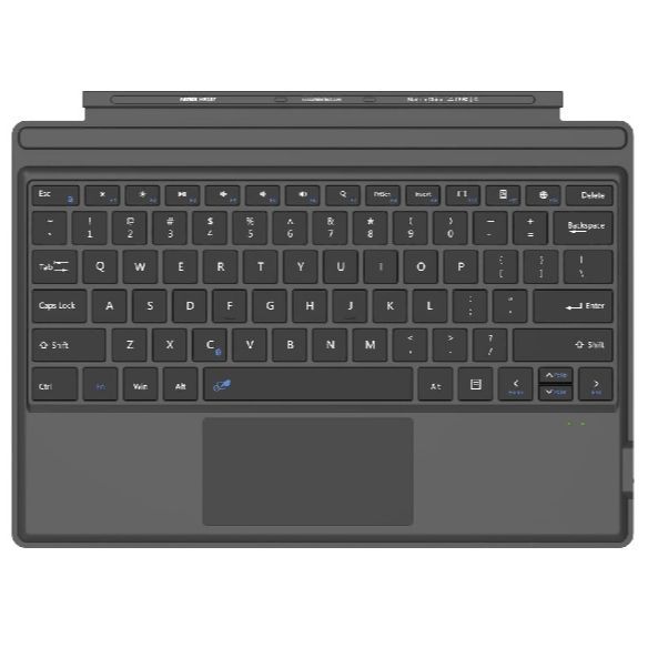 keyboard for Surface Pro 7/6/5/4/3 & also attach with all Bluetooth tabs Type Cover Ultra-Thin Portable Bluetooth Wireless Keyboard with Touchpad Built-in Rechargeable Battery ArteckA