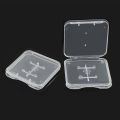 Plastic Organizer Case Clear Card Container Memory Card Case SD Card Case Small Storage Box SD Memory Card Case. 