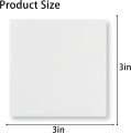 Transparent Sticky Notes (3x3 inch) Translucent Clear Sticky Notes Waterproof Self-Adhesive Translucent Pads for Books Annotation, Sticky Notes for  Removable Perfect for College Essentials Books and Office Stationery Art and Craft  Pack of 1. 