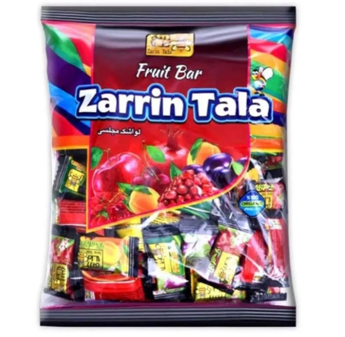 100pcs -Important Zarin Tala Super Khatti Fruit Pulp Bars -Fresh Stock - Sweet & Sour Sweets like Imli