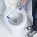 Toilet Brush Bathroom Cleaner and Great Grip Strong Bristles - Plastic Non-Slip Household Toilet Brush - Perfect for a Completely Clean Bathroom. 