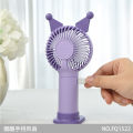Handheld Small Fan Portable Mobile Phone Holder Mini Fan USB Charging Student Desktop LOGO Fan. 