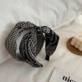 Retro Women Hairbands Classic Plaid Floral Headbands Knot Girls Headbands Turban Korean Style Hair Accessories. 