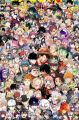 A4 anime sticker sheet uncut | wall poster  Naruto one piece spy x family phone jujutsu kaisen | gojo sticker, attack on titan , Levi , fruits basket. 