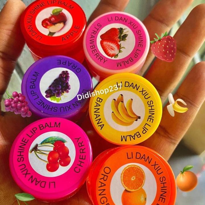 🍓🍑🍇Fruity lip mask 🫐🍊🥭 Pack of 3 - Lip balm in Fruit Flavor Lip balm for Girls Pink Lips