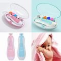 Baby Nail File Kit Trimmer Safe Electric Baby Nail Clipper with LED Light for Newborn Toddler & Kids Toes and Fingernails Care Polish & Trim. 