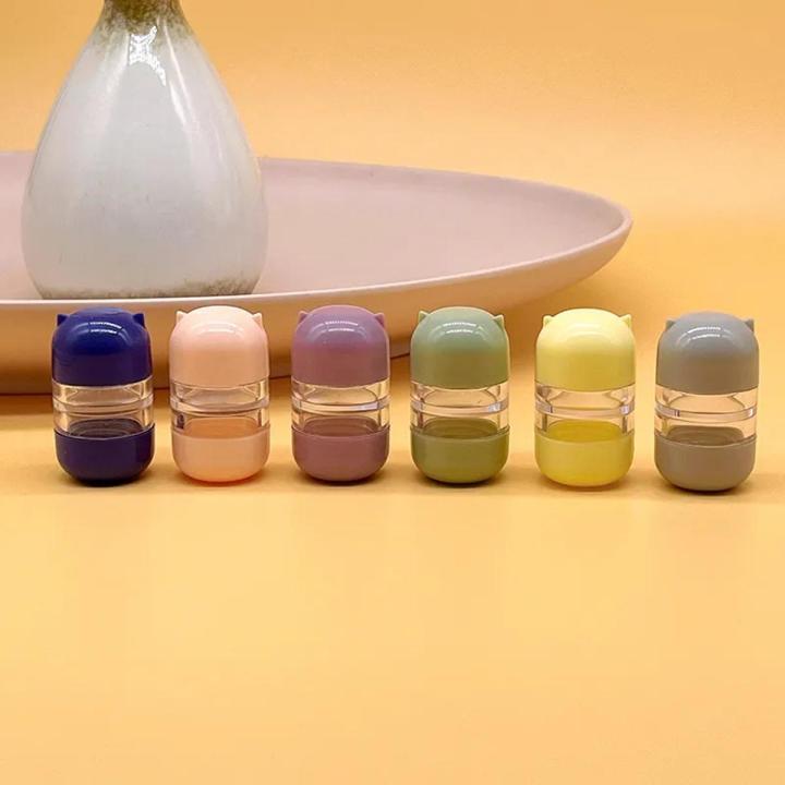 Cute Bear Lens Container Contact Lens Case Accessories DIY Contact Lens Storage Box Portable Travel Contact Lens Case