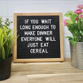 Wooden Message Letter Board for Home Decoration 10x10 and 12x12 Inches, Customizable Motivational Display. 
